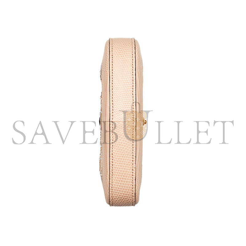 GUCCI JACKIE 1961 MINI CRYSTAL GG LIZARD BAG 677027 (19*13*3cm)